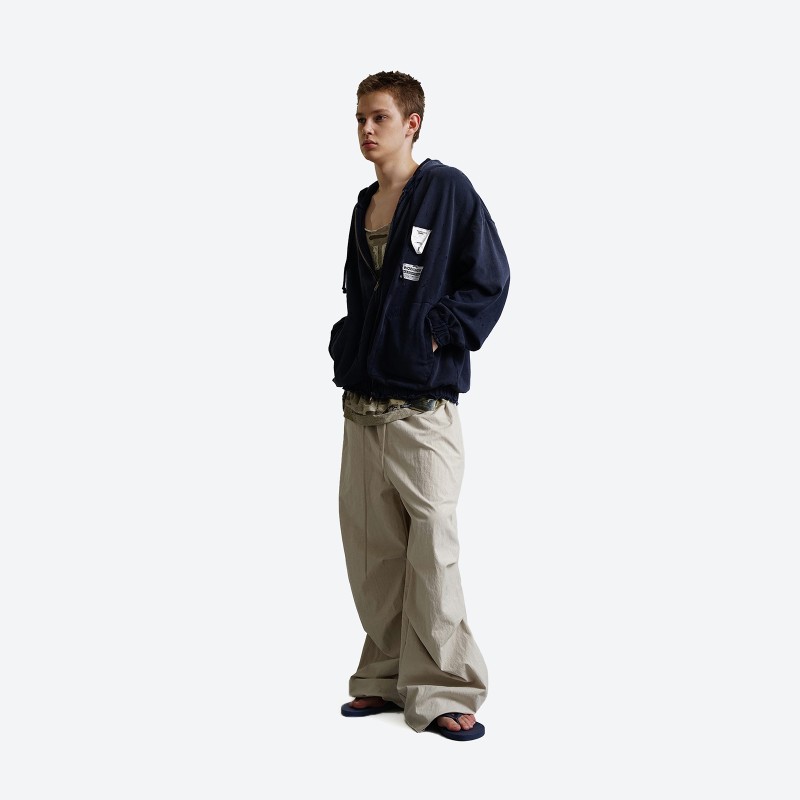 Receipt Ripped Zip-Up Hoodie